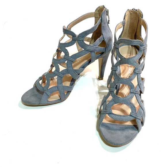 Kelly & Katie Talinia Caged Gray Sandals 6.5 - Picture 2 of 13